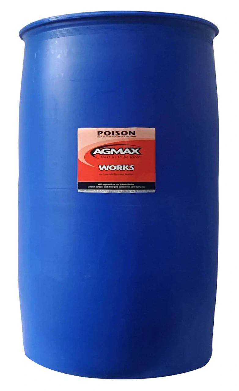 Works Acid Detergent Sanitiser 200lt